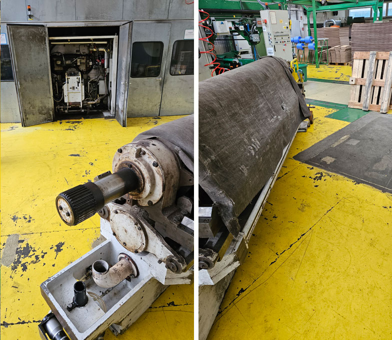 Schwere Walzen auf Luftkissen