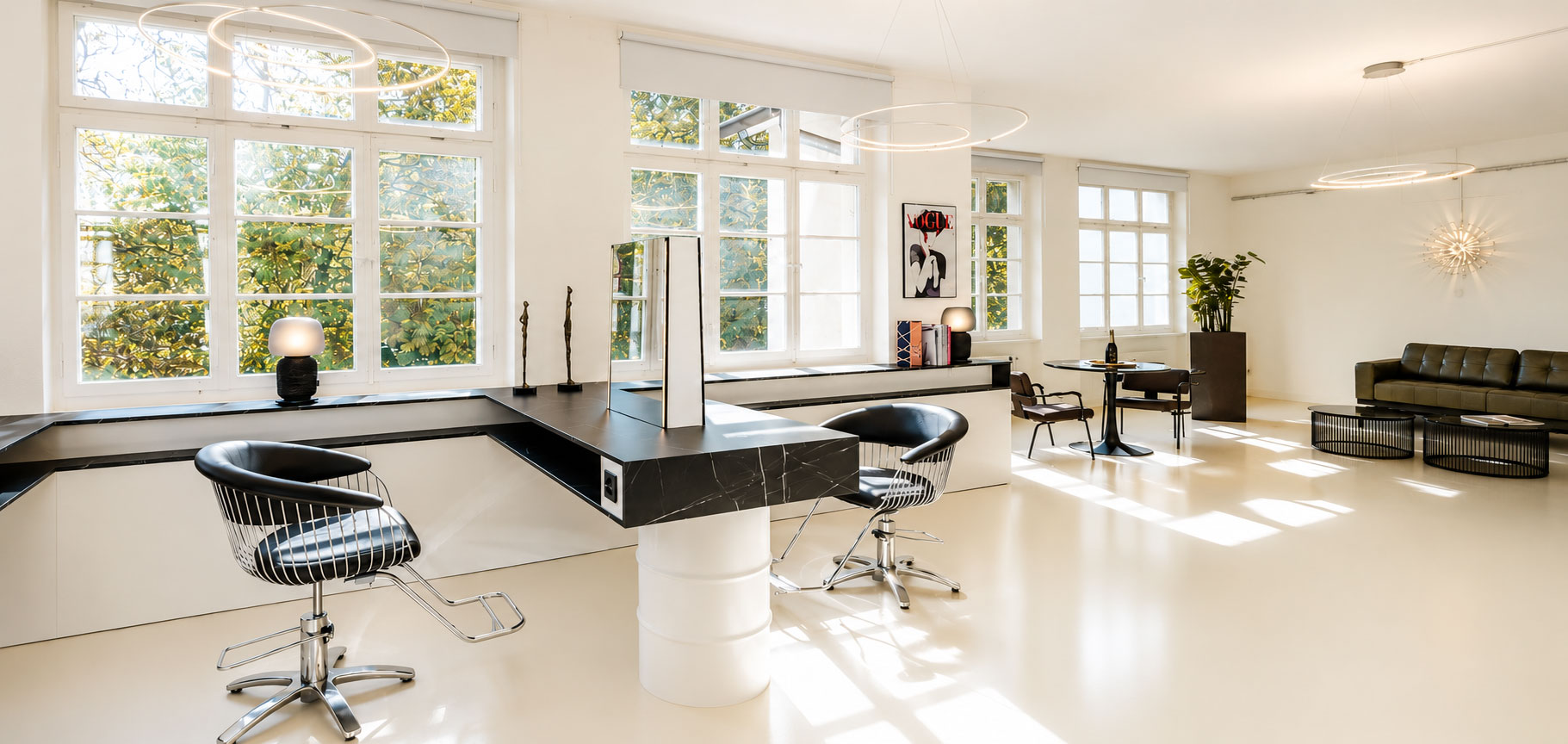 Epoxidharzboden auf Holzuntergrund – Coiffeursalon erhält neuen Boden.